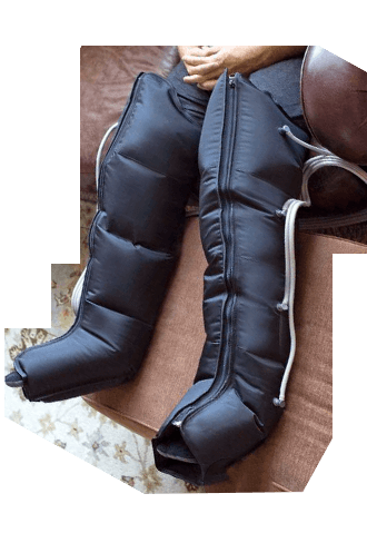 Leg Compression Therapy Image Tullahoma Salt Room & Infrared Sauna